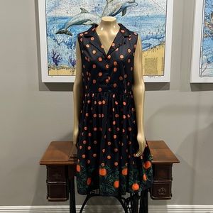 Lindy Bop Halloween Pumpkin Dress, Size 14